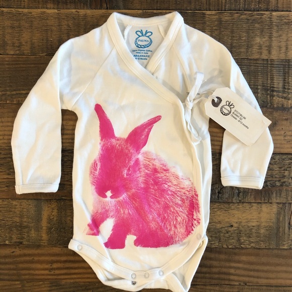 Kid’s - NWT Fauna 100% Organic Cotton Bodysuit - Picture 1 of 4